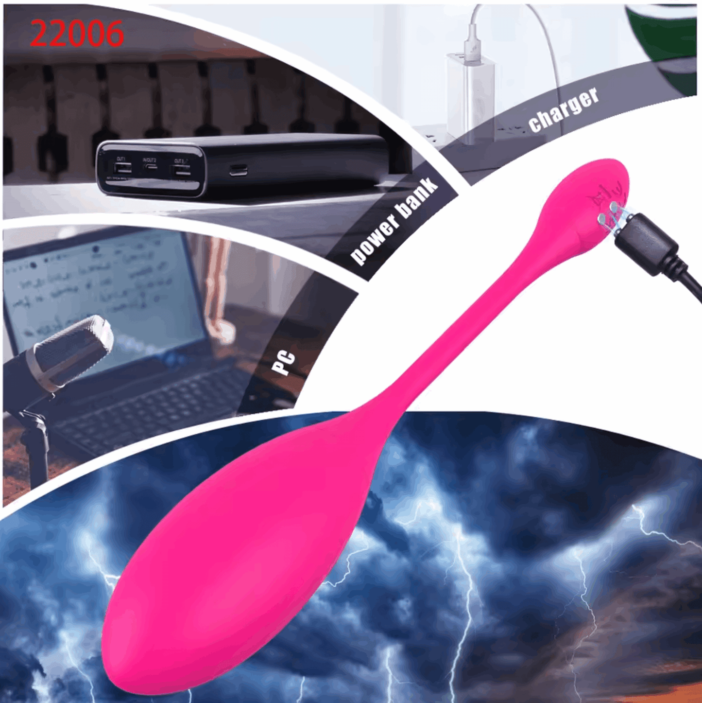 Huevo Vibrador Inteligente con App – Estimulación Remota y Placer Silencioso - Fuego y placer