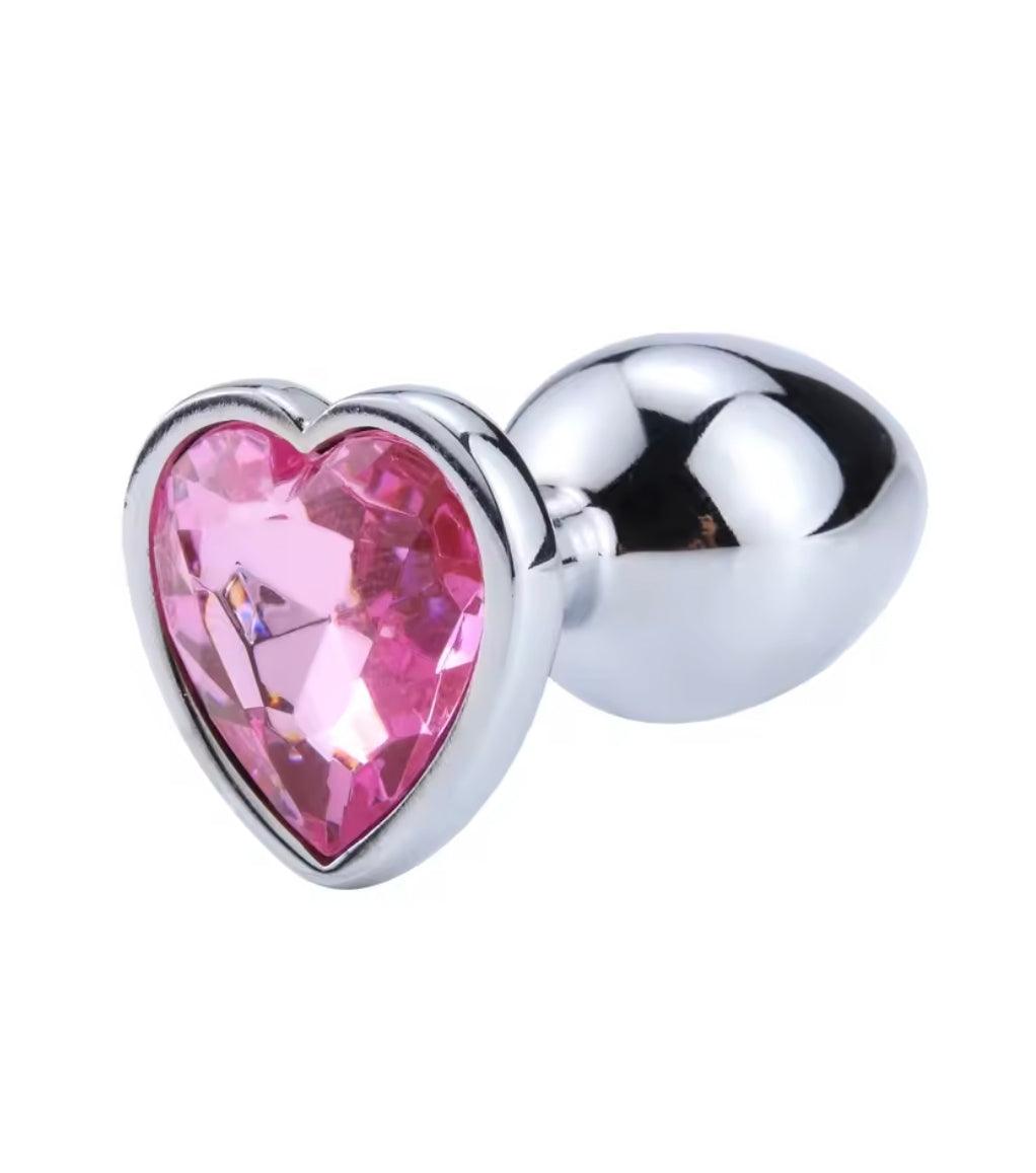 Plug Anal Elegante con Detalle de Corazón - Fuego y placer