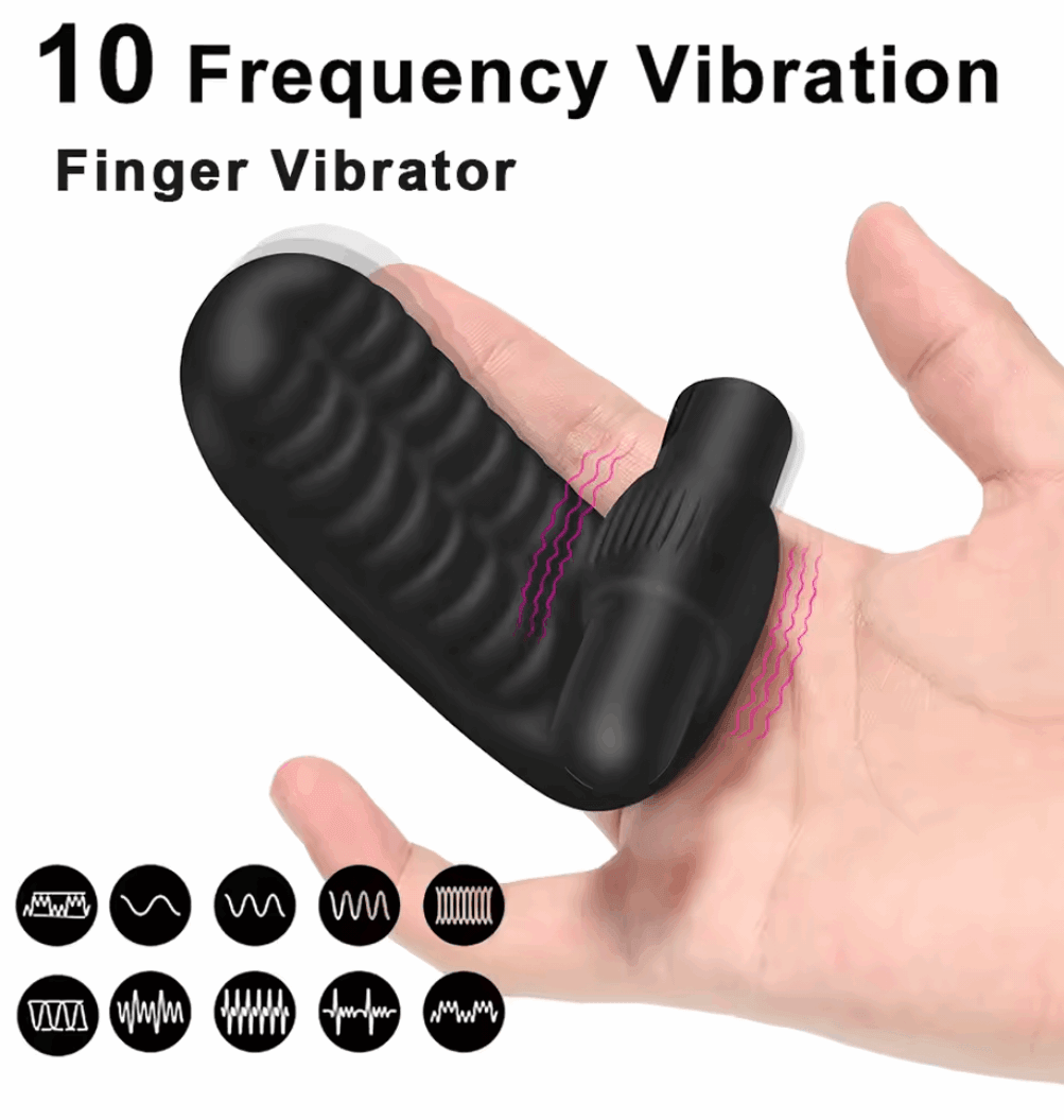 Vibrador de Dedo "Touch Pulse" – Estimulación Precisa - Fuego y placer