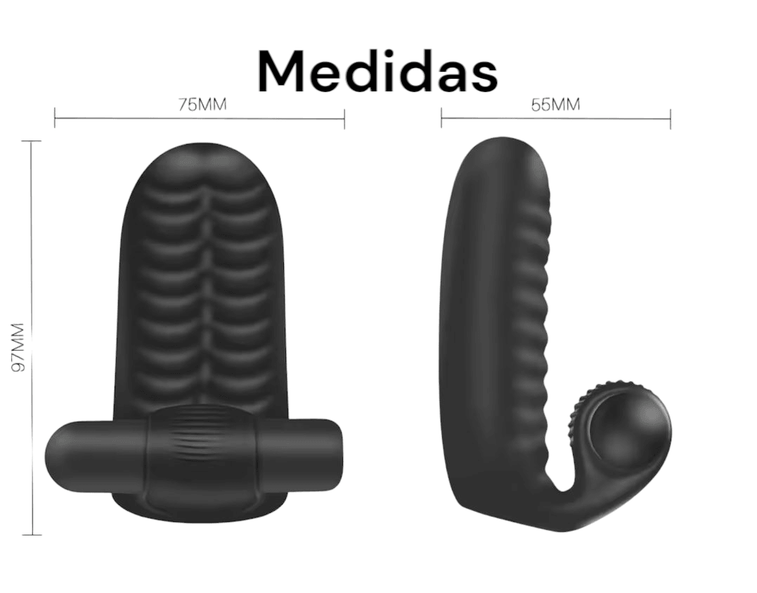 Vibrador de Dedo "Touch Pulse" – Estimulación Precisa - Fuego y placer