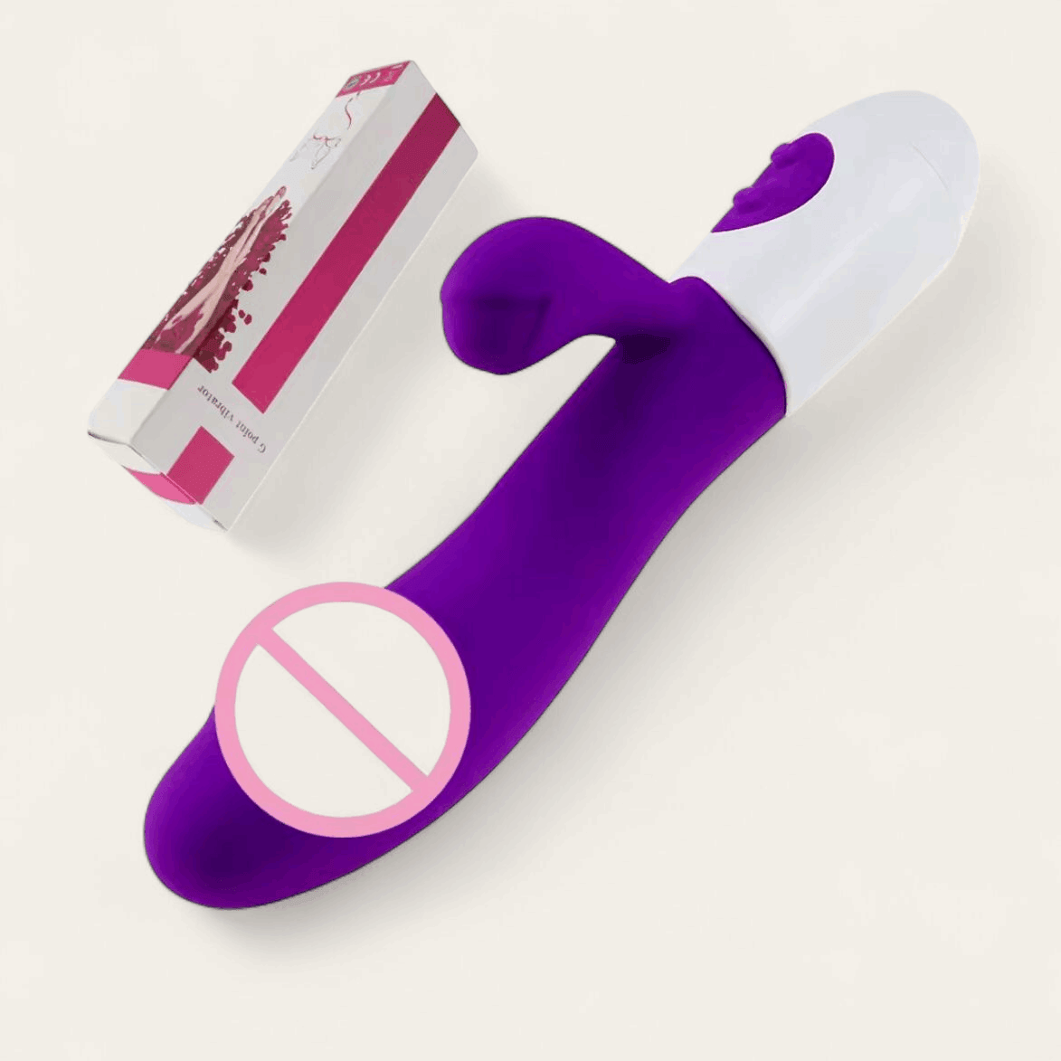 Vibrador "Dual Bunny" – Estimulación Doble a Pilas - Fuego y placer