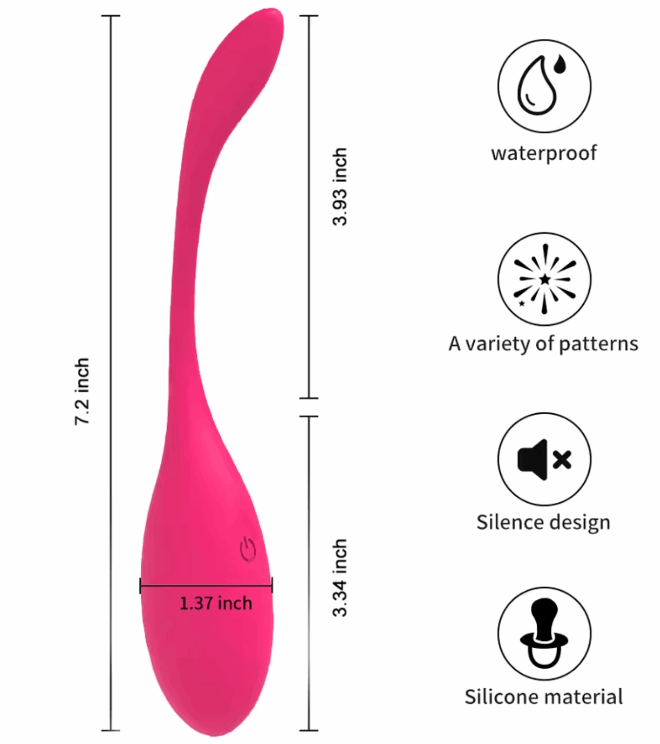 Huevo Vibrador Inteligente con App – Estimulación Remota y Placer Silencioso - Fuego y placer