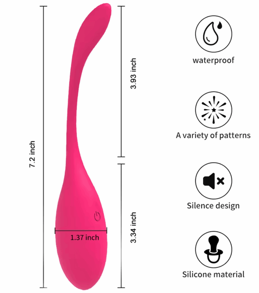 Huevo Vibrador Inteligente con App – Estimulación Remota y Placer Silencioso - Fuego y placer