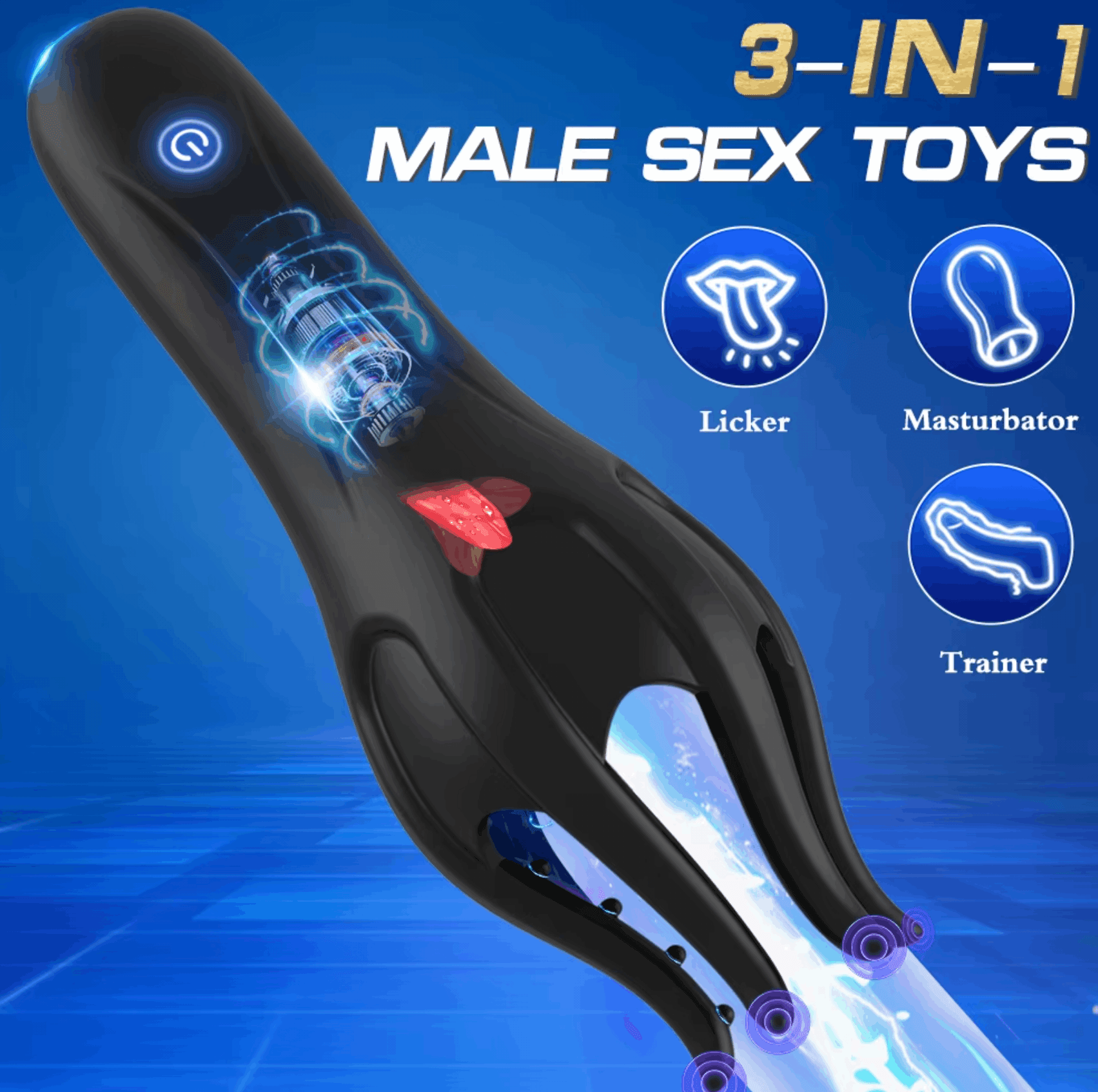 Masturbador masculino - Fuego y placer