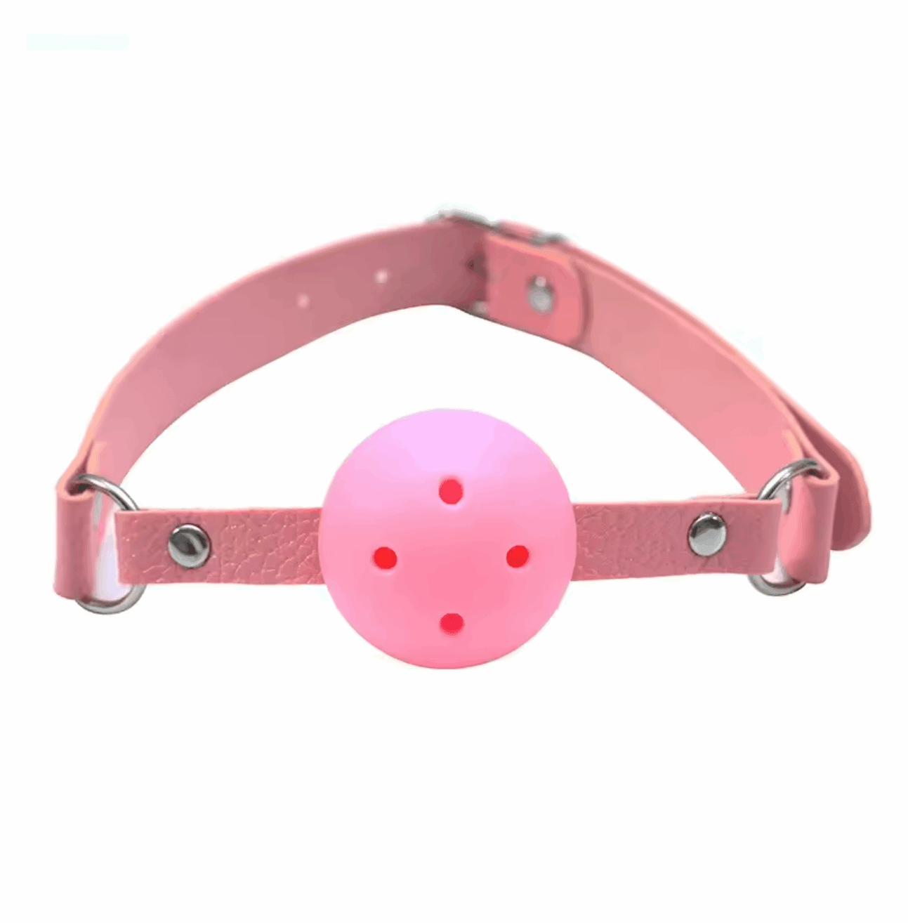 Mordaza "Silence Air" – Con Bola Perforada Ajustable - Fuego y placer