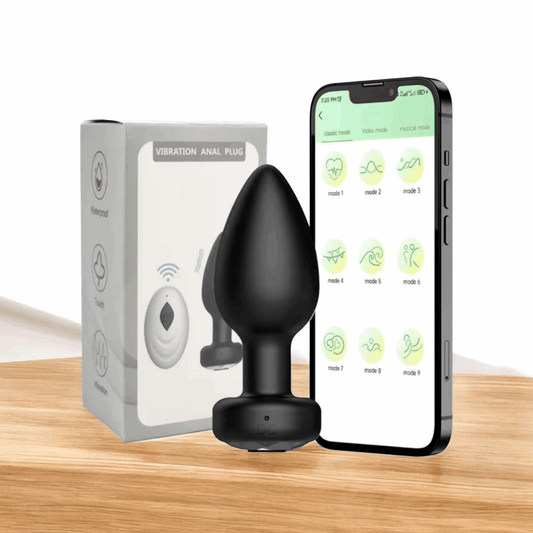 Plug Vibrador "Deep Pulse" – Control Remoto por App - Fuego y placer