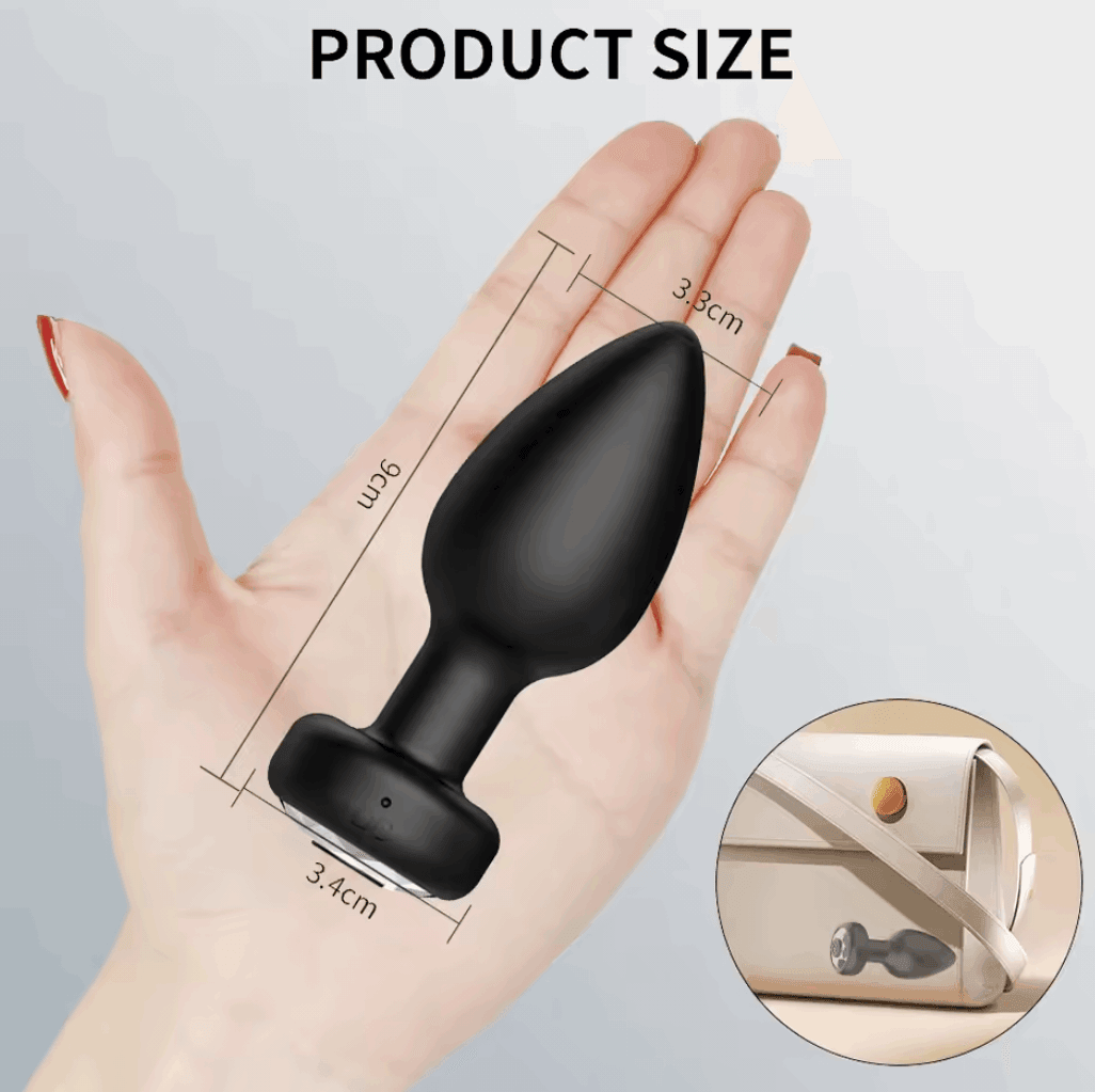 Plug Vibrador "Deep Pulse" – Control Remoto por App - Fuego y placer